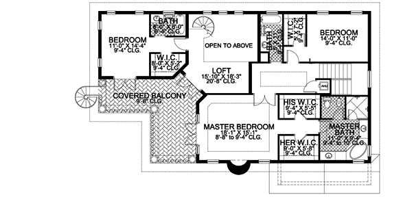 Upper/Second Floor Plan: 37-138
