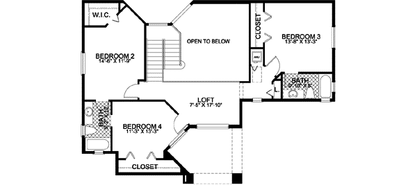 Upper/Second Floor Plan: 37-139