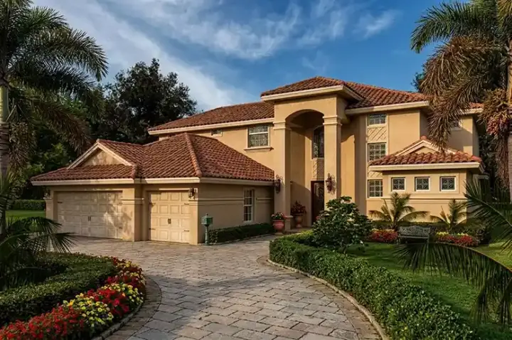 Mediterranean house plans 37-147 - front exterior, 3,956 sq ft, 6 bed, 3 bath house plans | Monster House Plans