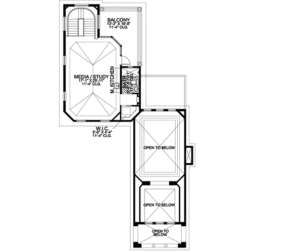 Upper/Second Floor Plan: 37-150