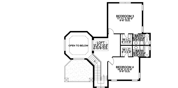 Upper/Second Floor Plan: 37-152