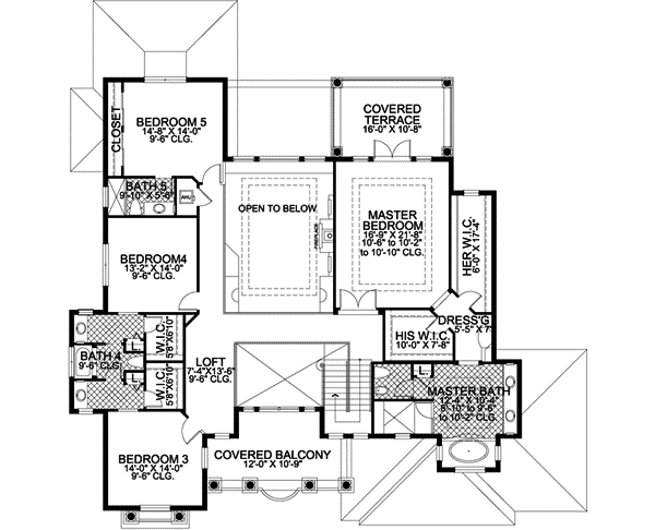 Upper/Second Floor Plan: 37-161
