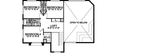 Upper/Second Floor Plan: 37-165