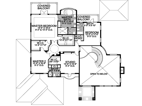 Upper/Second Floor Plan: 37-167