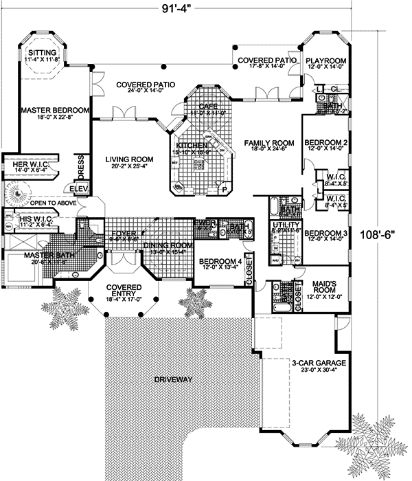 Main Floor Plan: 37-174