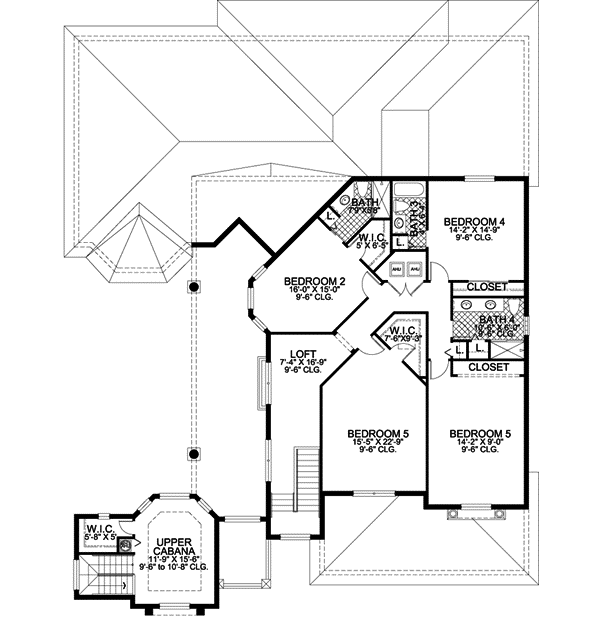 Upper/Second Floor Plan: 37-177