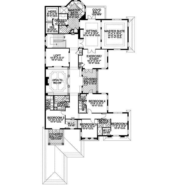 Upper/Second Floor Plan: 37-188