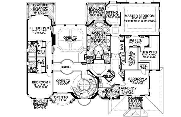 Upper/Second Floor Plan: 37-191