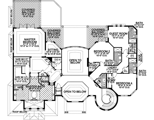 Upper/Second Floor Plan: 37-195