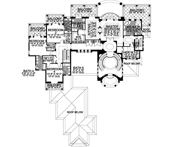 Upper/Second Floor Plan: 37-197