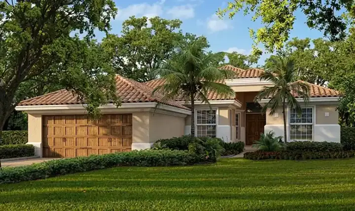 Sunbelt house plans 37-207 - front exterior, 2,654 sq ft, 5 bed, 3 bath house plans | Monster House Plans