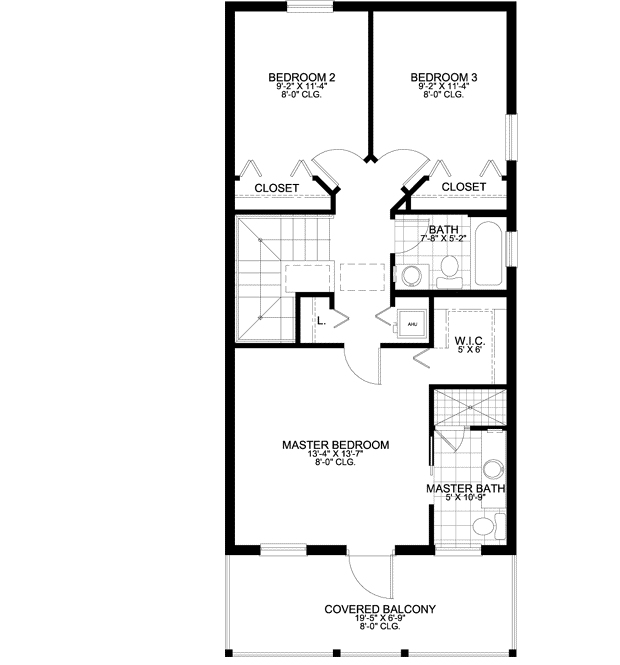 Upper/Second Floor Plan: 37-220