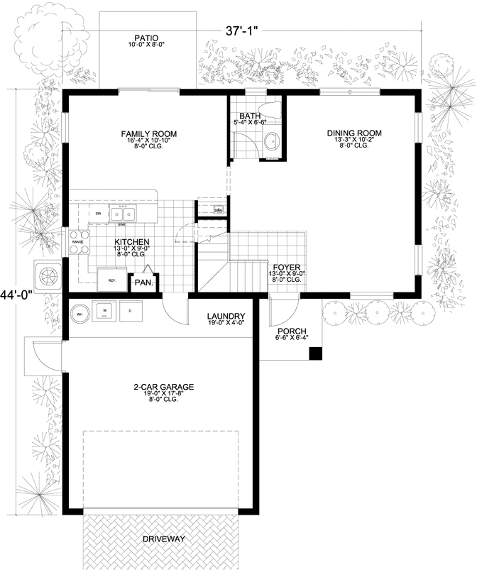 Main Floor Plan: 37-221