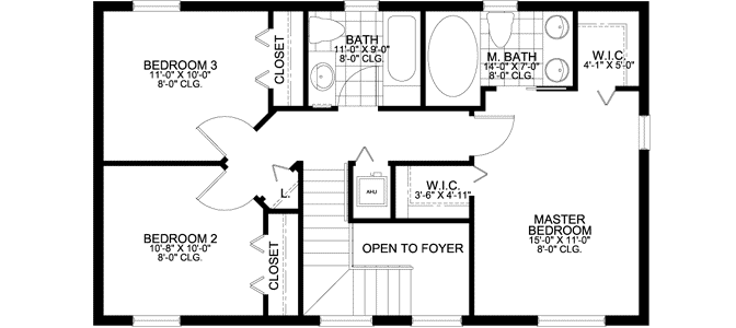 Upper/Second Floor Plan: 37-221