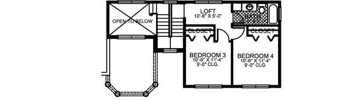 Upper/Second Floor Plan: 37-225