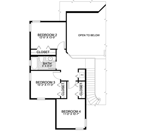 Upper/Second Floor Plan: 37-226