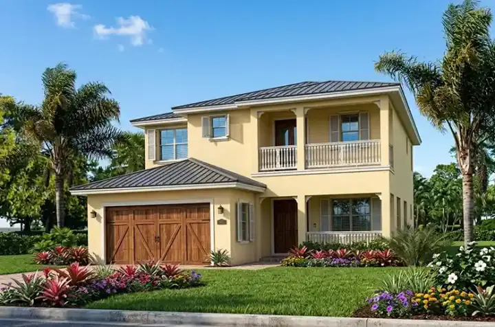 Florida house plans 37-228 - front exterior, 2,899 sq ft, 4 bed, 3 bath house plans | Monster House Plans
