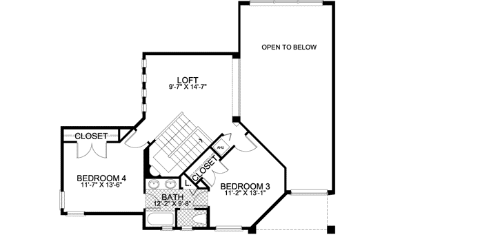 Upper/Second Floor Plan: 37-230