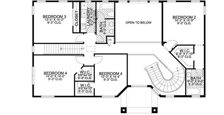Upper/Second Floor Plan: 37-235