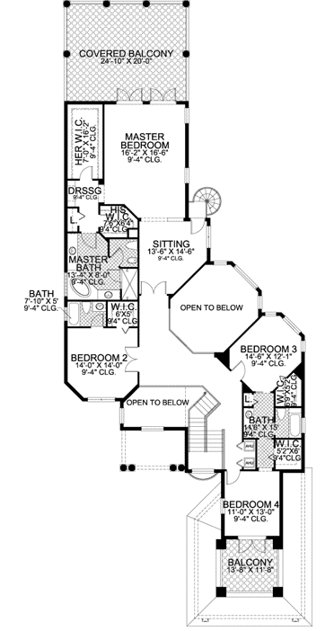 Upper/Second Floor Plan: 37-238