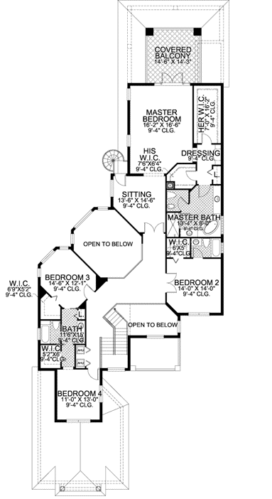 Upper/Second Floor Plan: 37-239