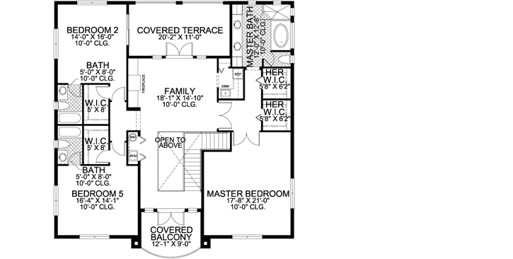 Upper/Second Floor Plan: 37-241