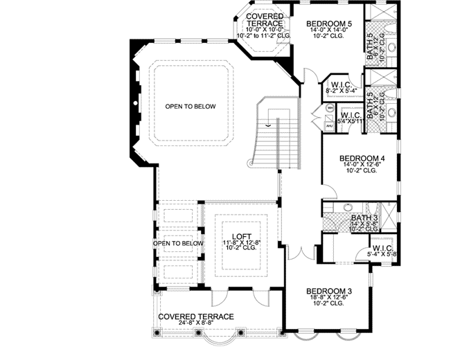 Upper/Second Floor Plan: 37-247