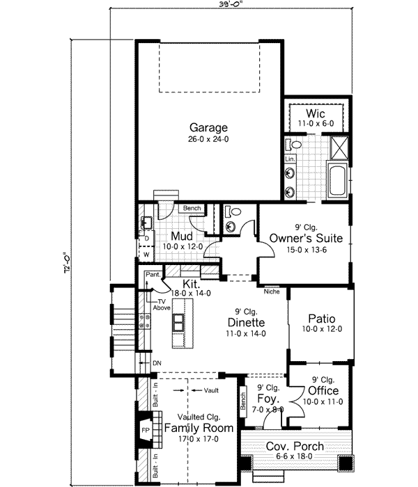 Main Floor Plan: 38-109