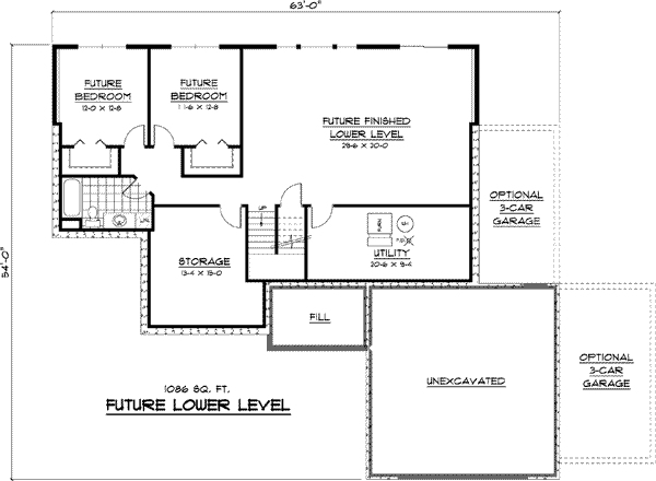 Lower Floor Plan: 38-111