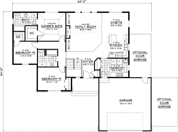 Main Floor Plan: 38-111