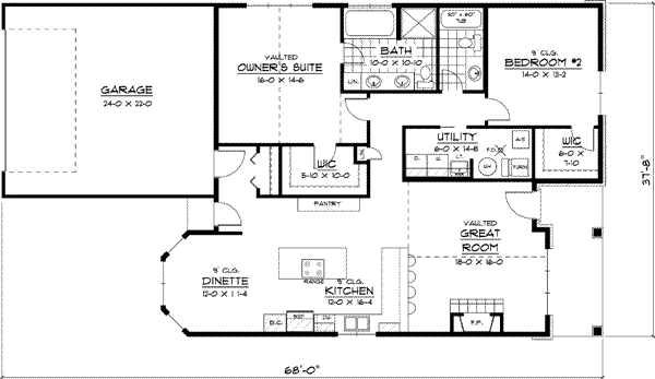 Main Floor Plan: 38-116