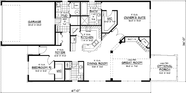 Main Floor Plan: 38-119