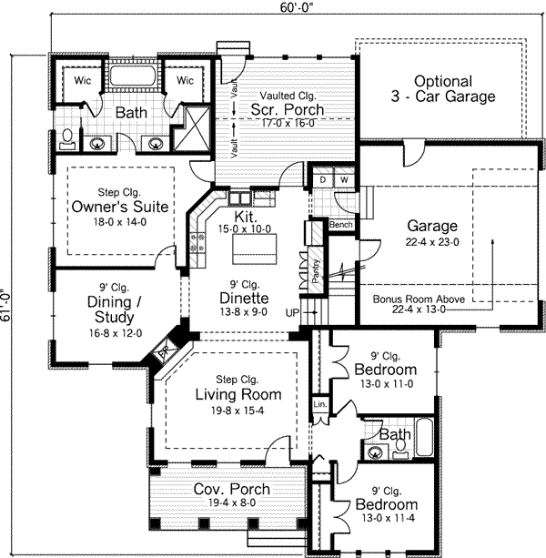 Main Floor Plan: 38-122
