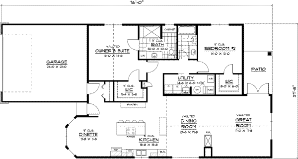 Main Floor Plan: 38-124