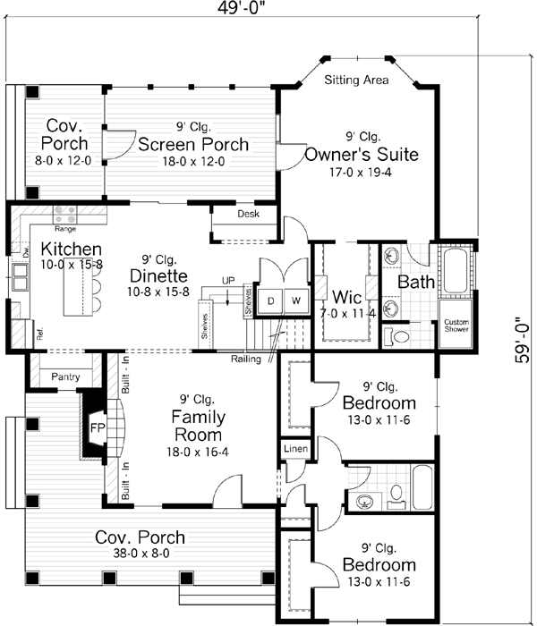 Main Floor Plan: 38-126
