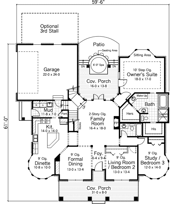 Main Floor Plan: 38-132