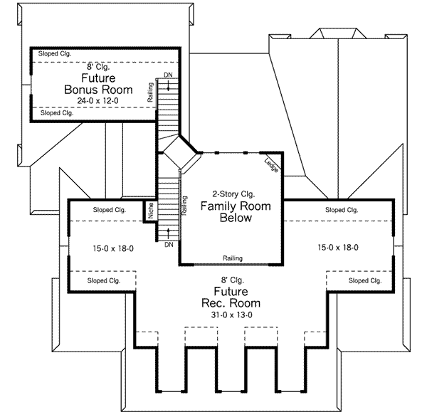 Upper/Second Floor Plan: 38-132