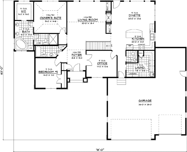Main Floor Plan: 38-136