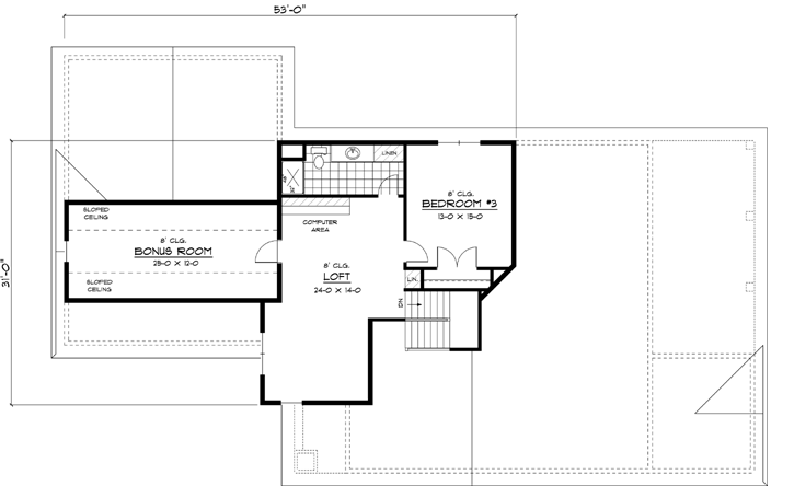 Upper/Second Floor Plan: 38-137