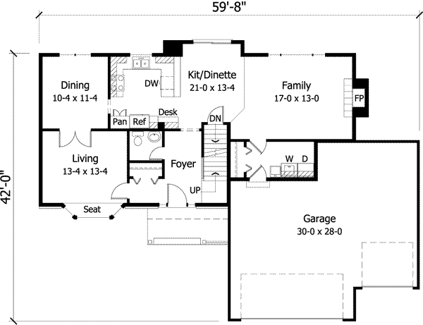 Main Floor Plan: 38-139