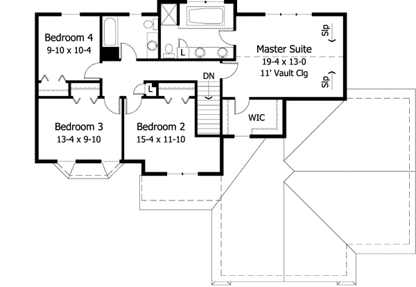 Upper/Second Floor Plan: 38-139