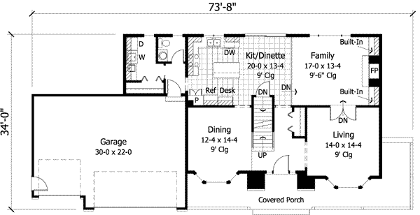 Main Floor Plan: 38-140