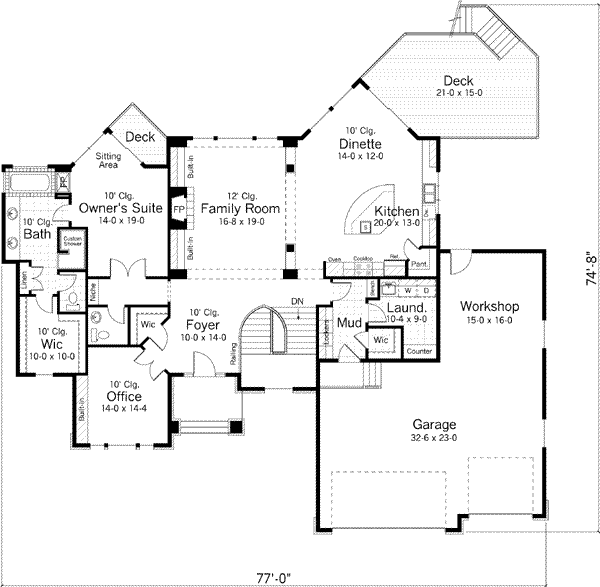 Main Floor Plan: 38-143