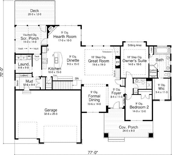 Main Floor Plan: 38-147