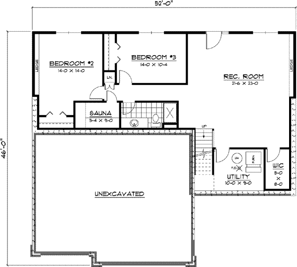 Lower Floor Plan:38-148