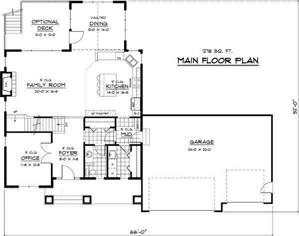 Main Floor Plan: 38-150