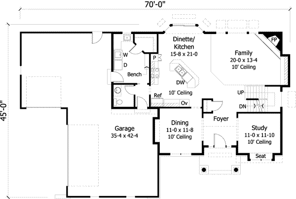Main Floor Plan: 38-153