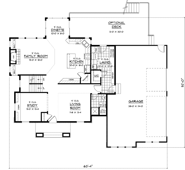 Main Floor Plan: 38-157