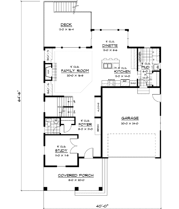 Main Floor Plan: 38-159