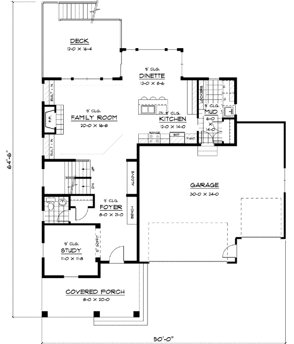 Main Floor Plan: 38-160